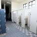 Natural light was a key design element in the new bathhouse at Rolling Hills Water Park, along with lockers and changing stalls. Melanie Maxwell I AnnArbor.com
